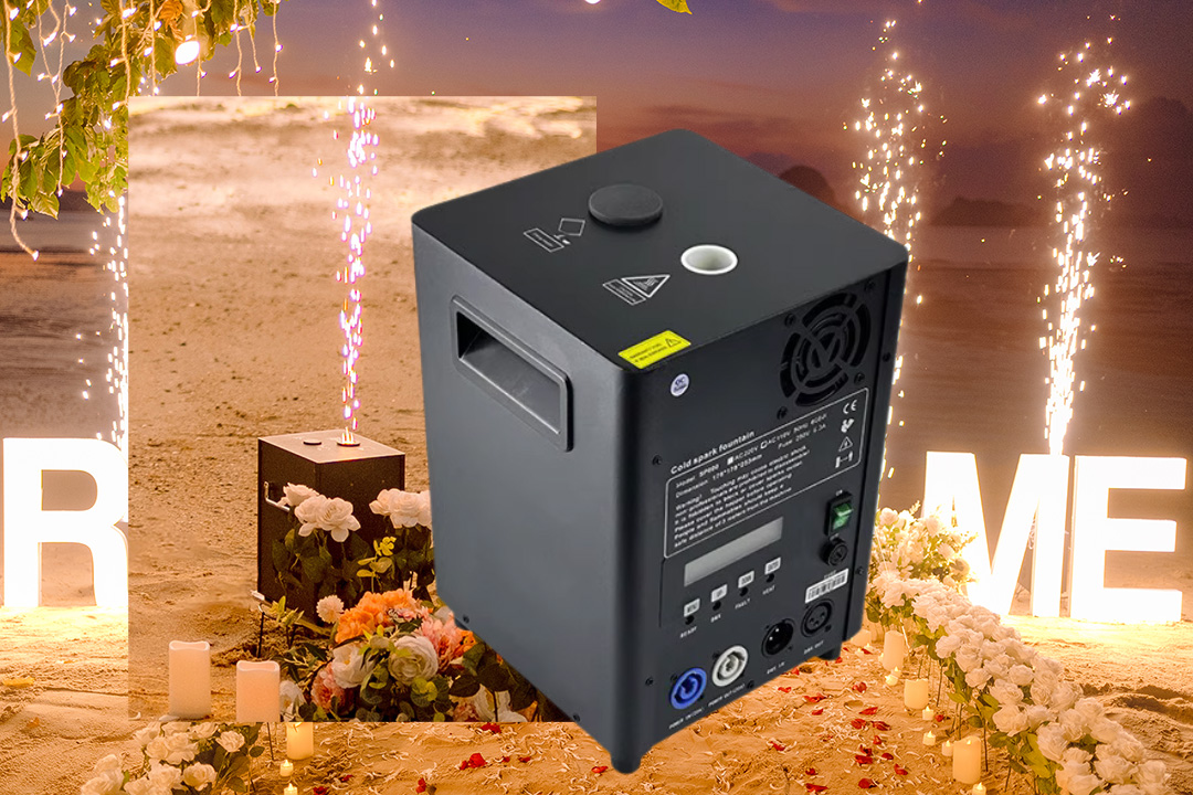 Cold fireworks pyrotechnics add-on