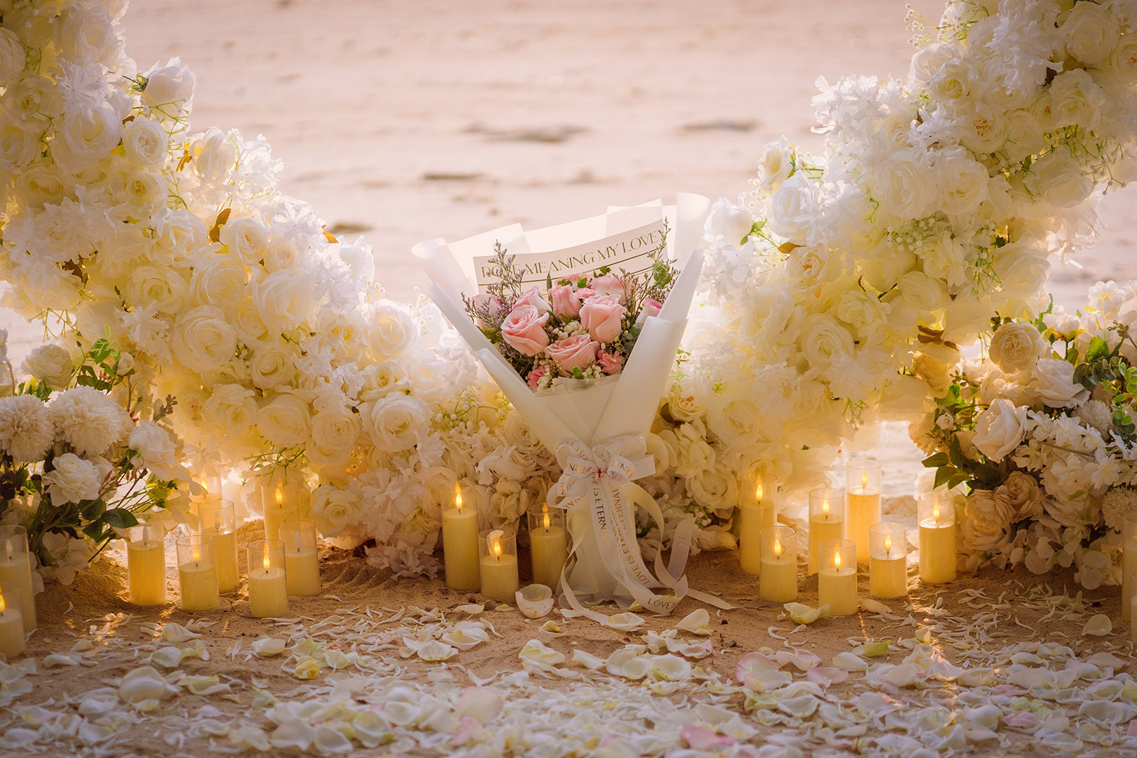 Flower bouquet add-on